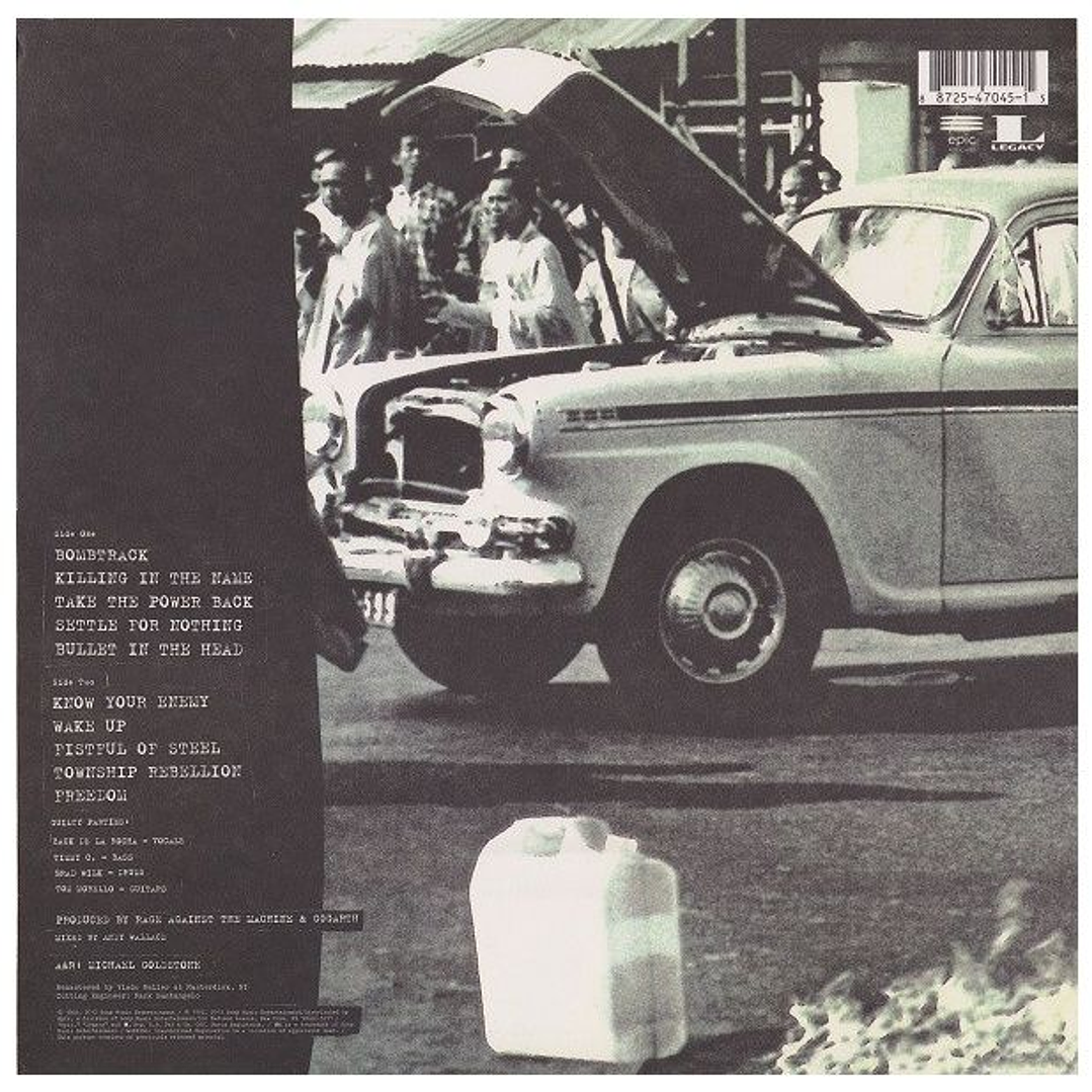 RAGE AGAINST THE MACHINE - RAGE AGAINST THE MACHINE XX / VINILO 2