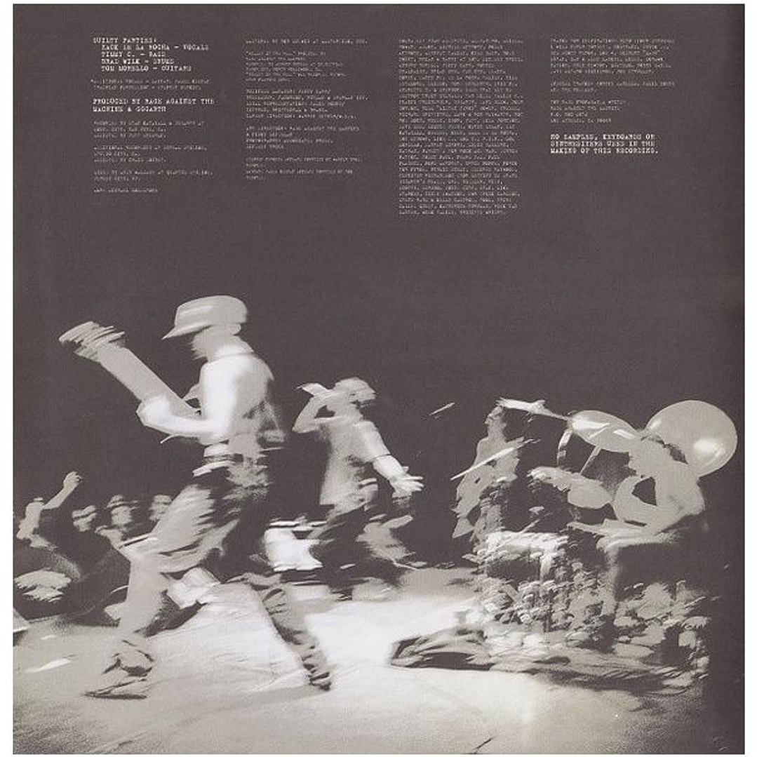 RAGE AGAINST THE MACHINE - RAGE AGAINST THE MACHINE XX / VINILO 6