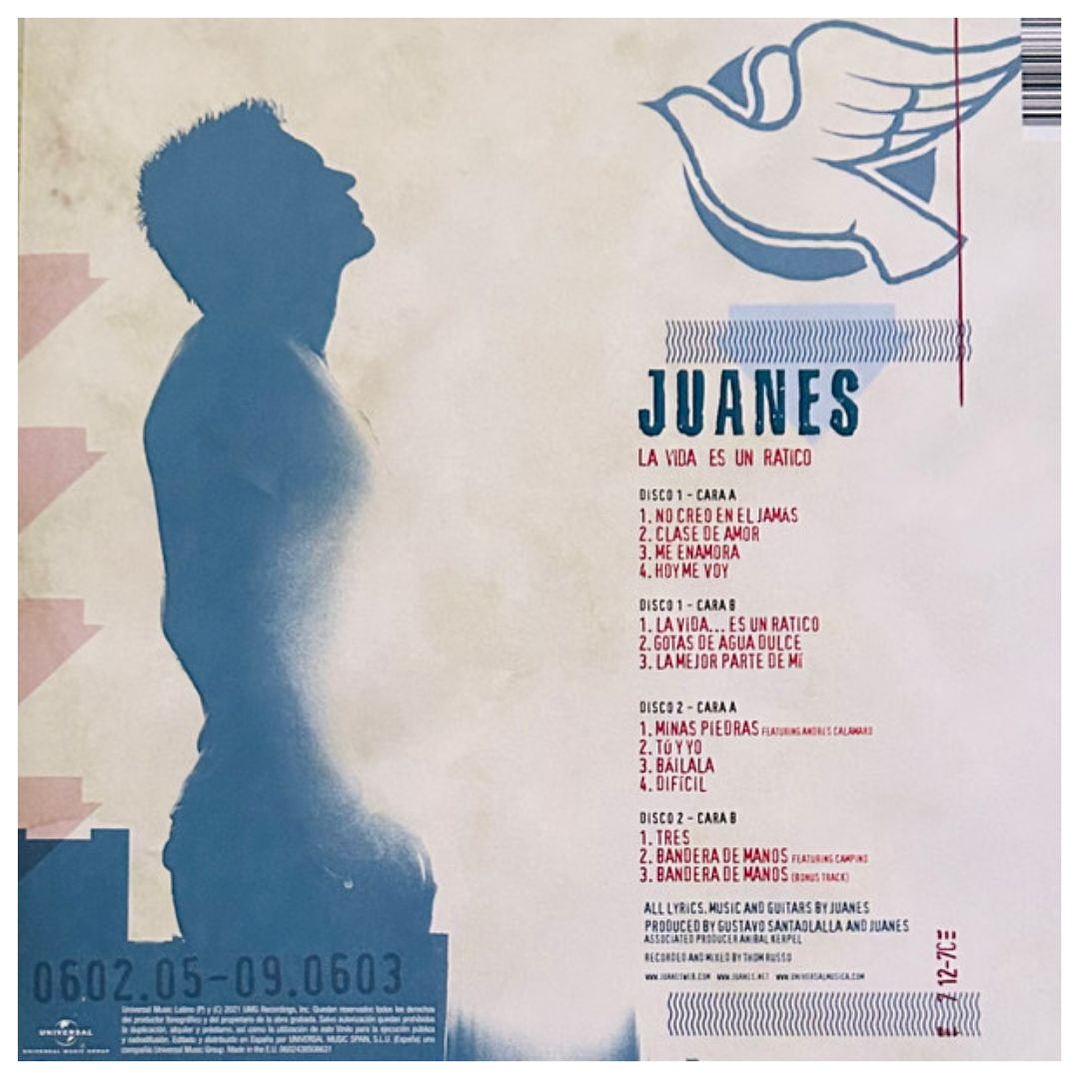 JUANES - LA VIDA ES UN RATICO (2LP) / VINILO 2