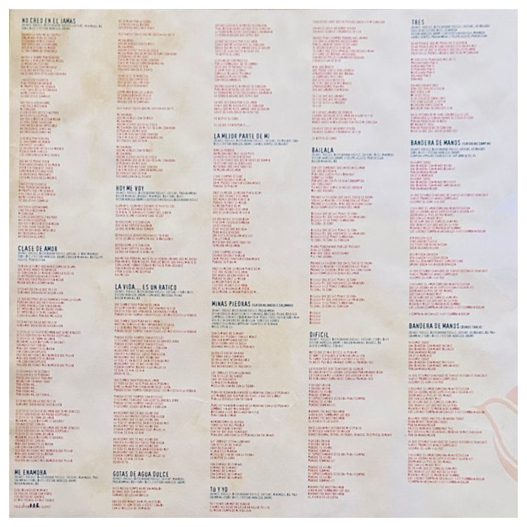 JUANES - LA VIDA ES UN RATICO (2LP) / VINILO 6