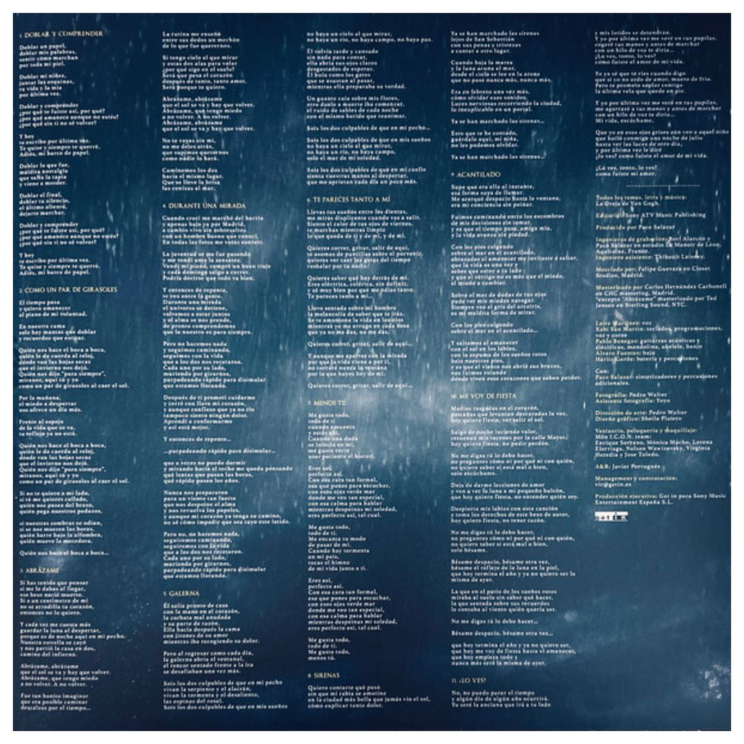 LA OREJA DE VAN GOGH - UN SUSURRO EN LA TORMENTA / VINILO 6