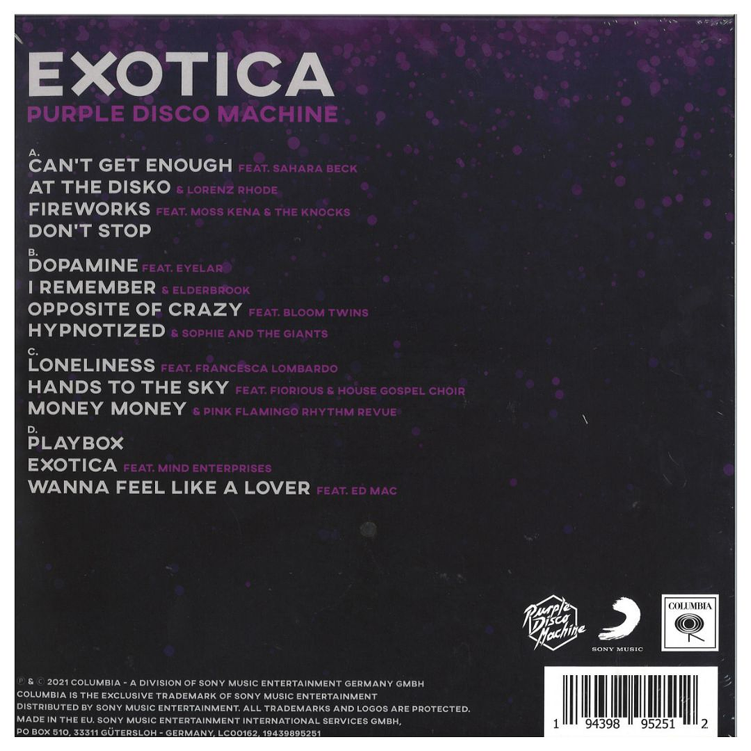 PURPLE DISCO MACHINE - EXOTICA (2LP) / VINILO 2