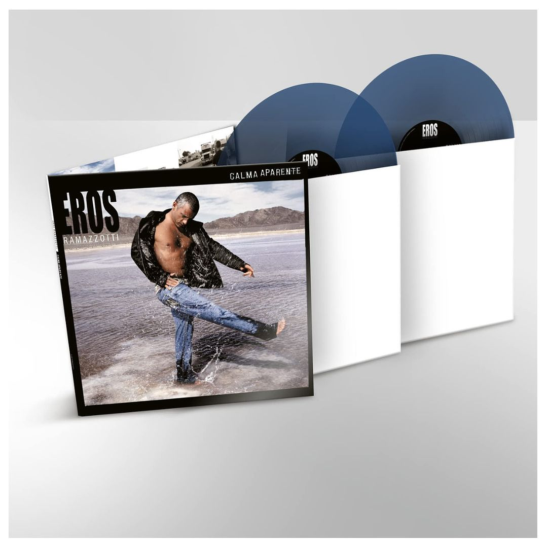 EROS RAMAZZOTTI - CALMA APARENTE (2LP) (BLUE VINYL) / VINILO 3
