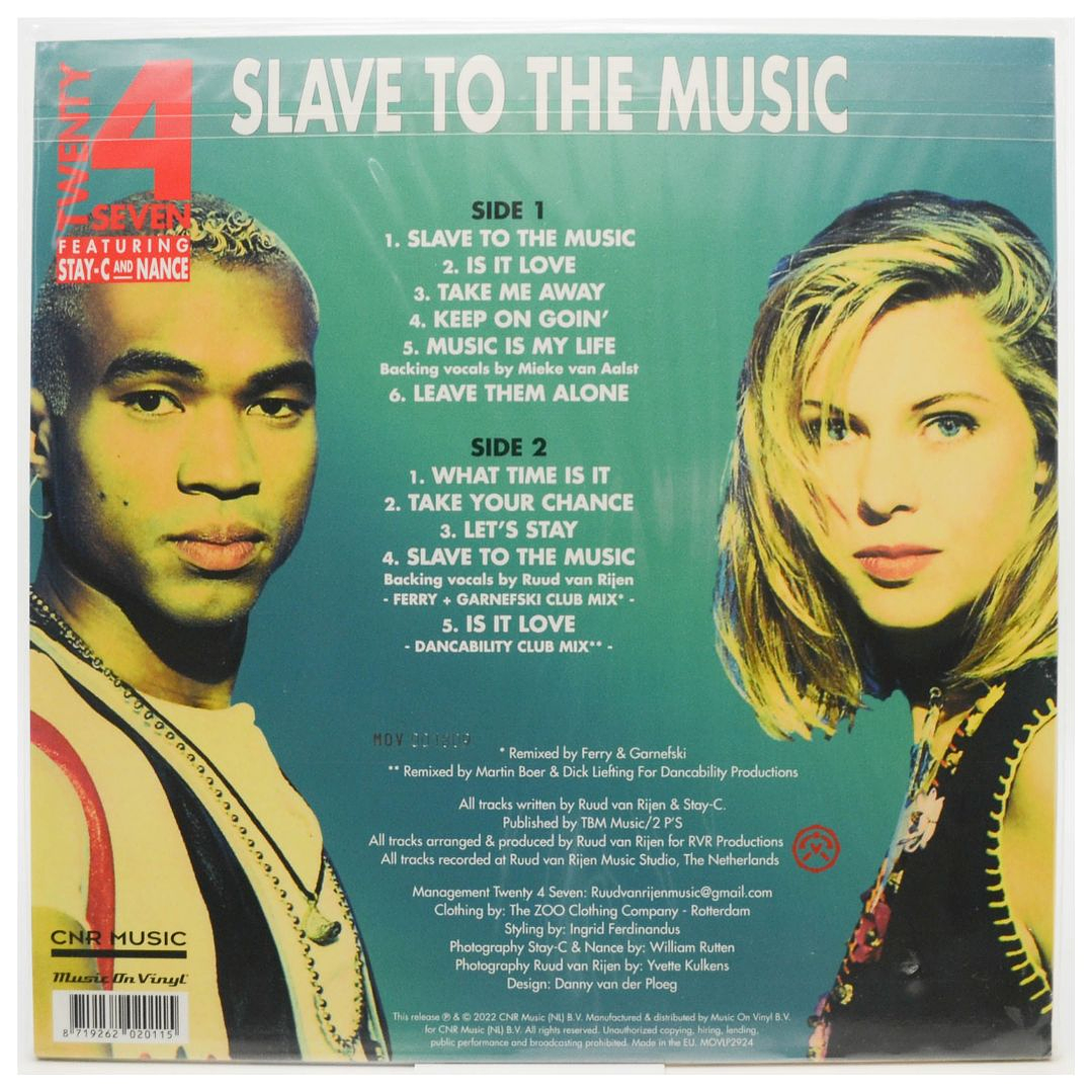 TWENTY 4 SEVEN - SLAVE TO THE MUSIC (COLOR VINYL) / VINILO 2