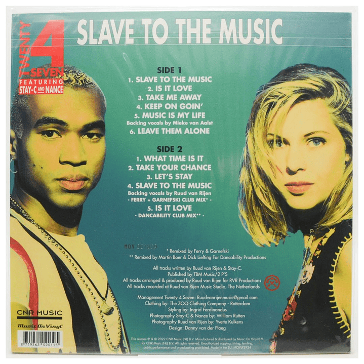 TWENTY 4 SEVEN - SLAVE TO THE MUSIC (COLOR VINYL) / VINILO 2