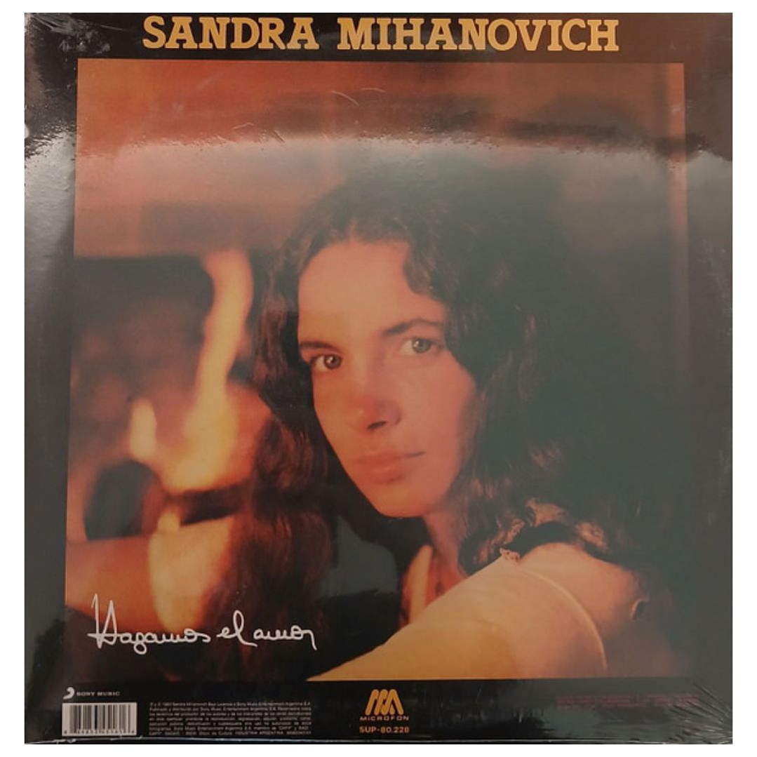 SANDRA MIHANOVICH - HAGAMOS EL AMOR / VINILO 2