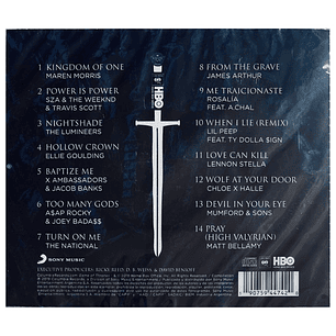 FOR THE THRONE - GAME OF THRONES SOUNDTRACK / CD