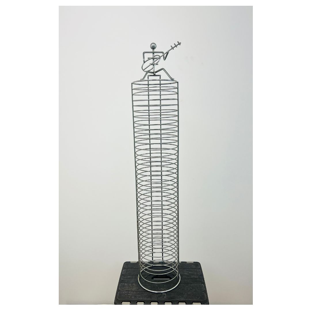 PORTA CD METALICO 40 CDs USADO  1