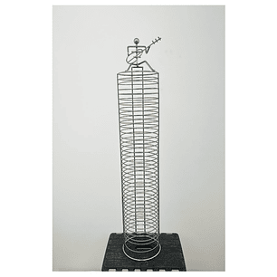 PORTA CD METALICO 40 CDs USADO 