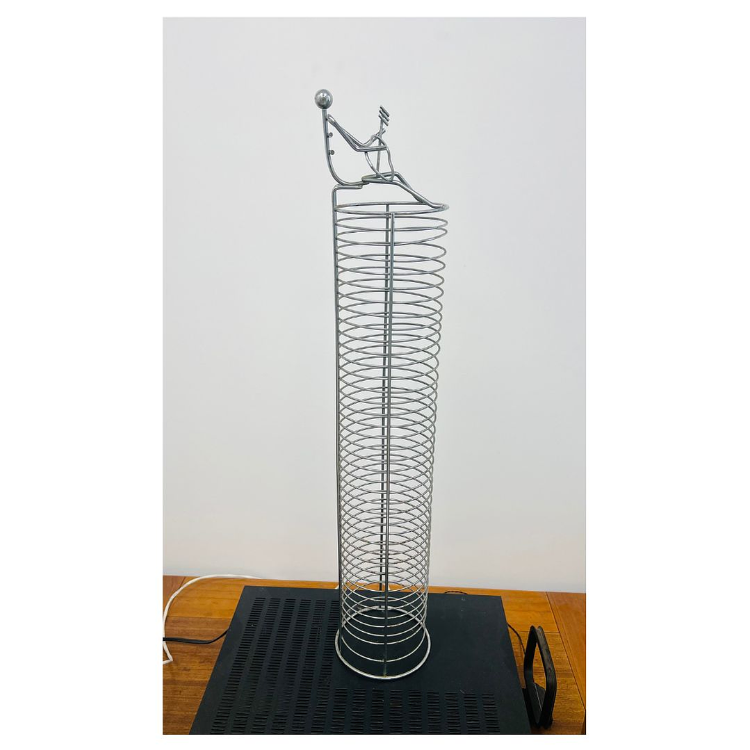 PORTA CD METALICO 40 CDs USADO  3