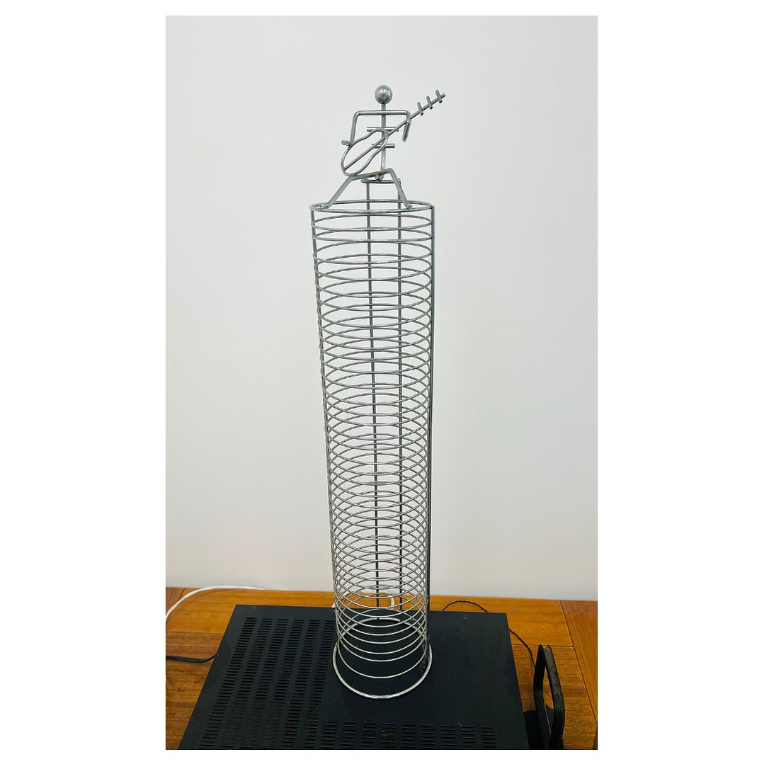 PORTA CD METALICO 40 CDs USADO  4