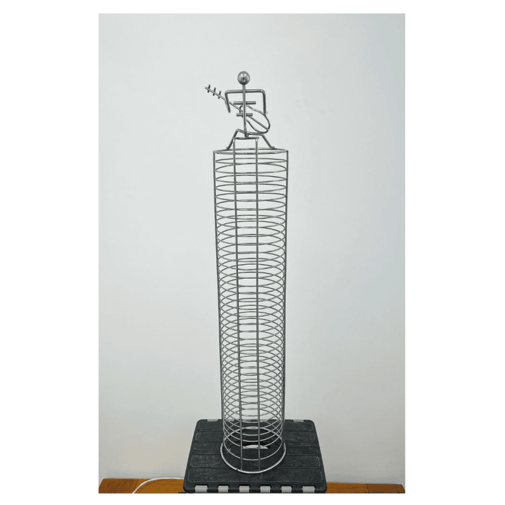 PORTA CD METALICO 40 CDs USADO  2