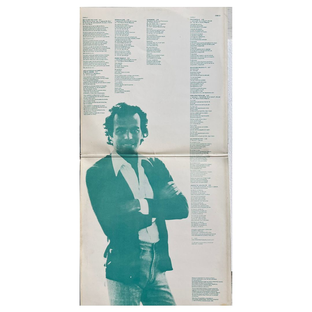 JULIO IGLESIAS - EMOCIONES (GATEFOLD) / VINILO USADO 3