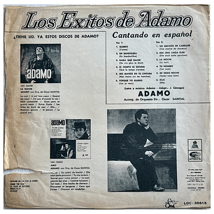 ADAMO - LOS EXITOS DE ADAMO / VINILO USADO