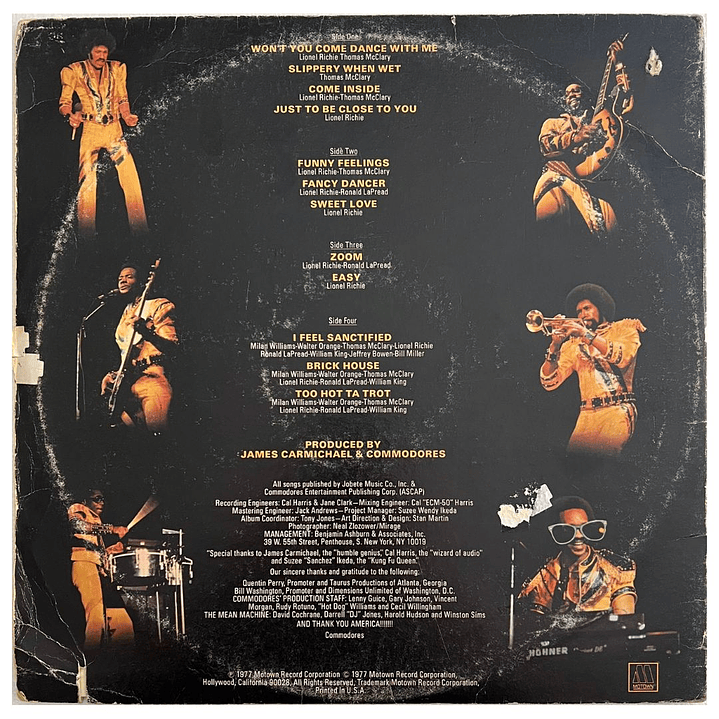 COMMODORES - LIVE (2LP) / VINILO USADO 2