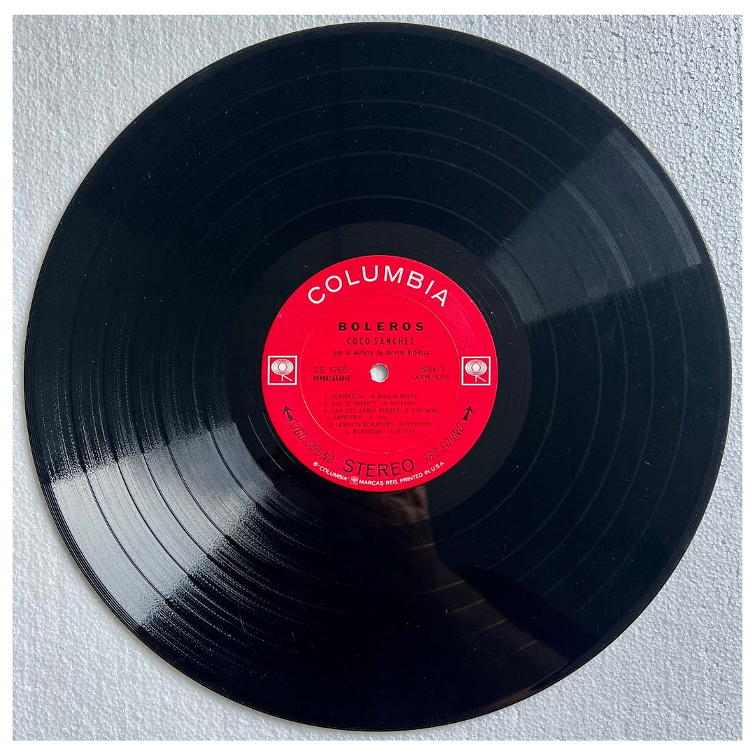 CUCO SANCHEZ - CANTA BOLEROS / VINILO USADO 3