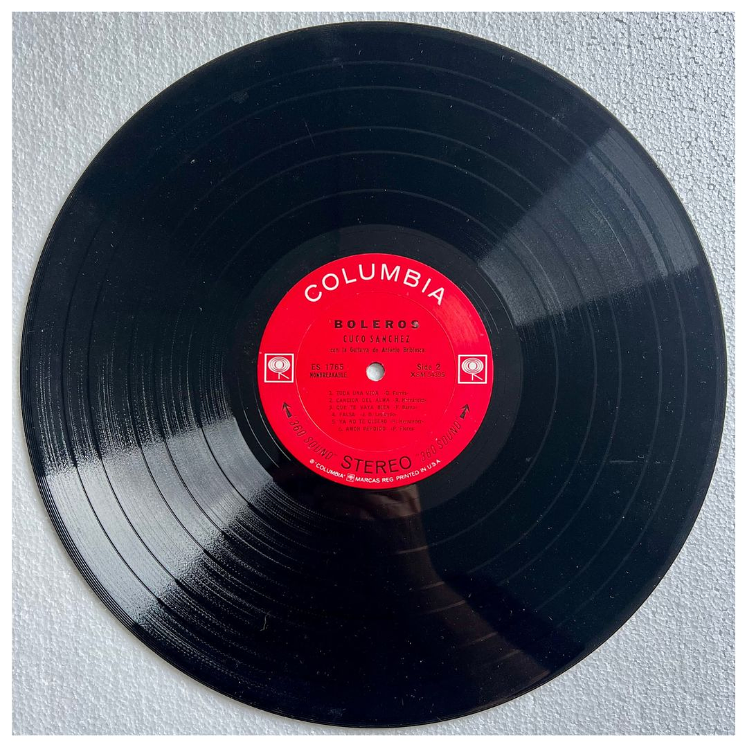 CUCO SANCHEZ - CANTA BOLEROS / VINILO USADO 4