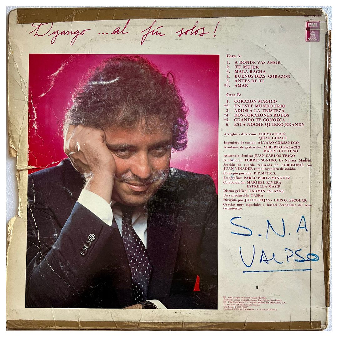 DYANGO - AL FIN SOLOS / VINILO USADO 2