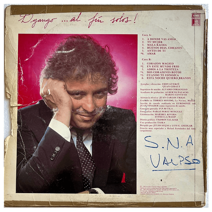 DYANGO - AL FIN SOLOS / VINILO USADO 2