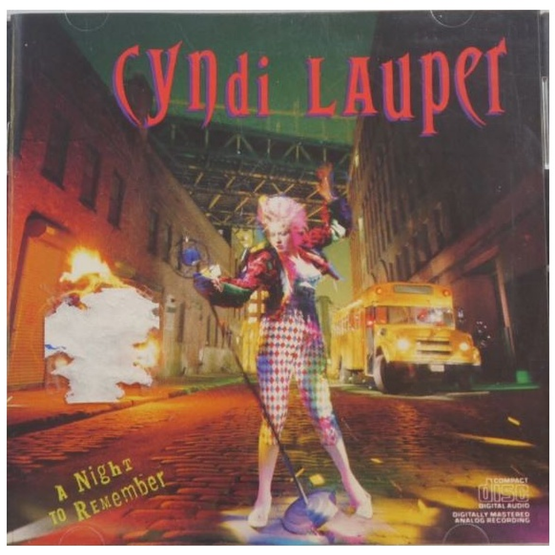 CYNDI LAUPER - A NIGHT TO REMEMBER (BRASIL 1989) / CD USADO 1