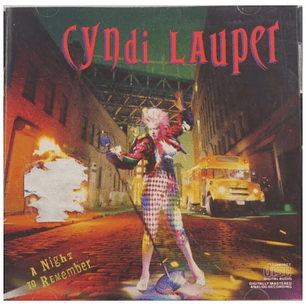 CYNDI LAUPER - A NIGHT TO REMEMBER (BRASIL 1989) / CD USADO
