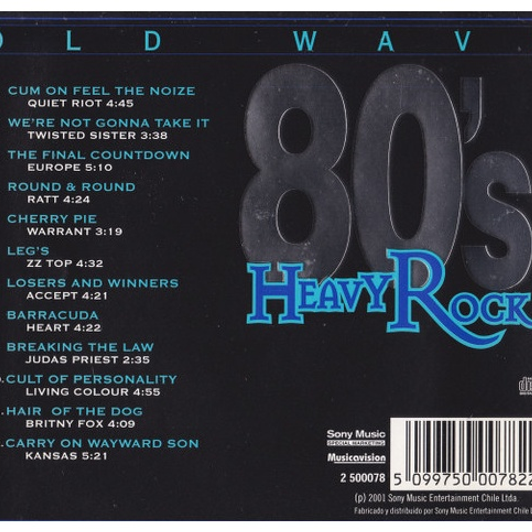 80's OLD WAVE - HEAVY ROCK - VARIOS / CD USADO 2