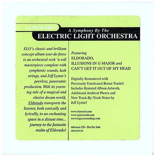 ELECTRIC LIGHT ORCHESTRA - ELDORADO (ADVANCE CD) / CD USADO