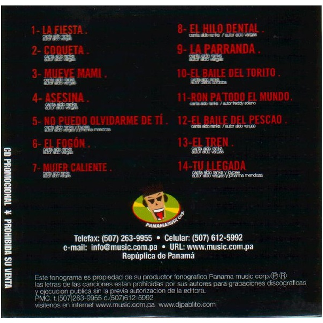 ALDO RANKS - DIFERENTE (CARDBOARD SLEEVE PROMO) / CD USADO 2