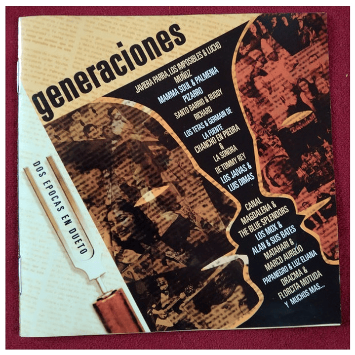 GENERACIONES - DOS EPOCAS EN DUETO - VARIOS / CD USADO 1
