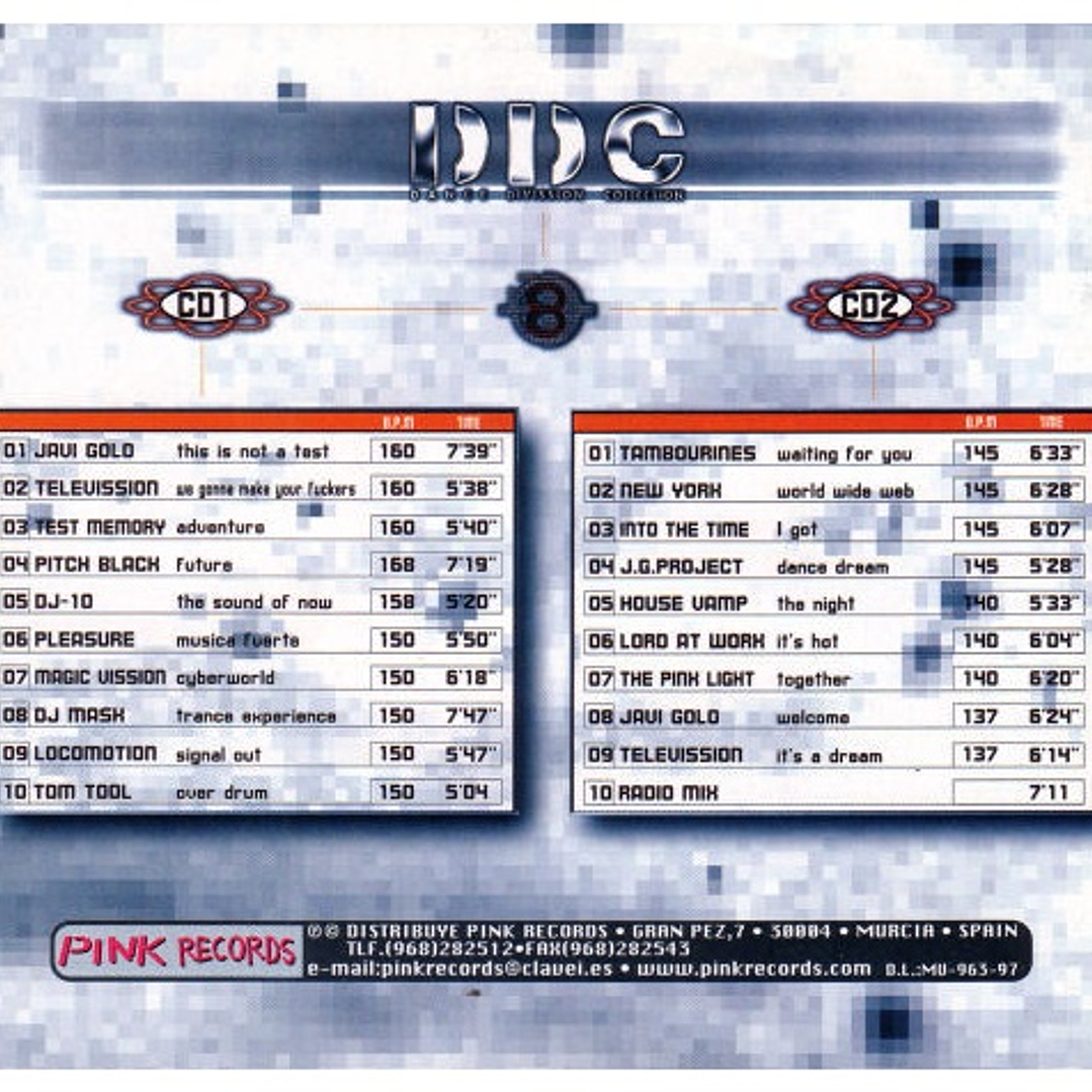 DANCE DIVISION COLLECTION - VOL. 8 - VARIOS (2CD) / CD USADO 2