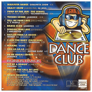 DANCE CLUB 2 - VANGUARDIA NACIONAL - VARIOS / CD USADO