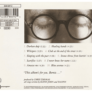 ELTON JOHN - SLEEPING WITH THE PAST / CD USADO