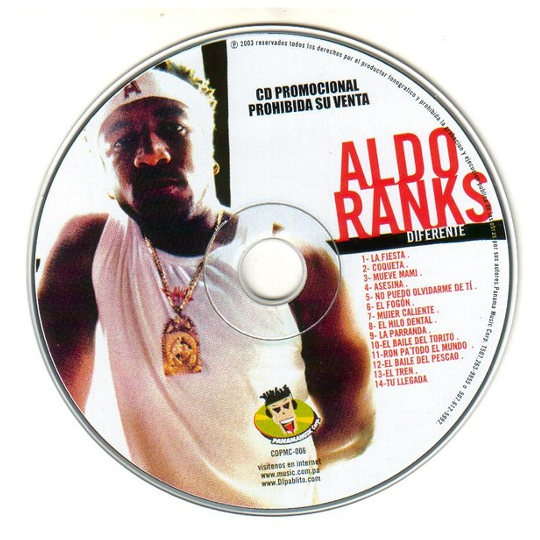 ALDO RANKS - DIFERENTE (CARDBOARD SLEEVE PROMO) / CD USADO 3