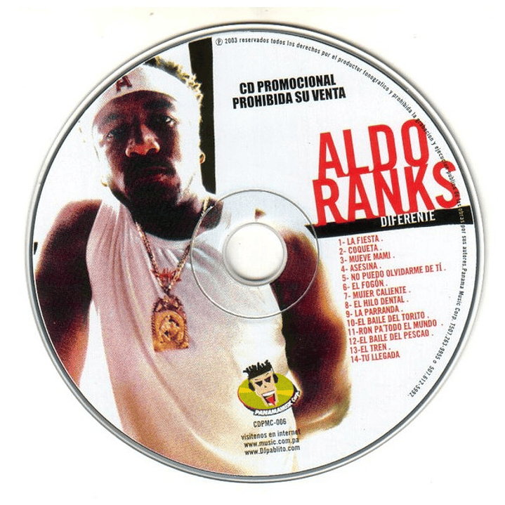ALDO RANKS - DIFERENTE (CARDBOARD SLEEVE PROMO) / CD USADO 3