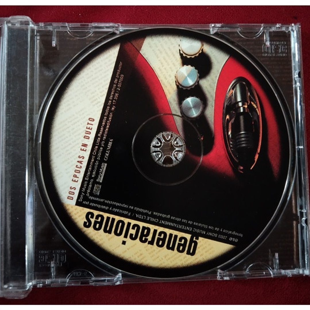 GENERACIONES - DOS EPOCAS EN DUETO - VARIOS / CD USADO 2