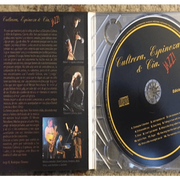 CULTRERA, ESPINOZA & CIA - JAZZ! (DIGIPACK) / CD USADO 3