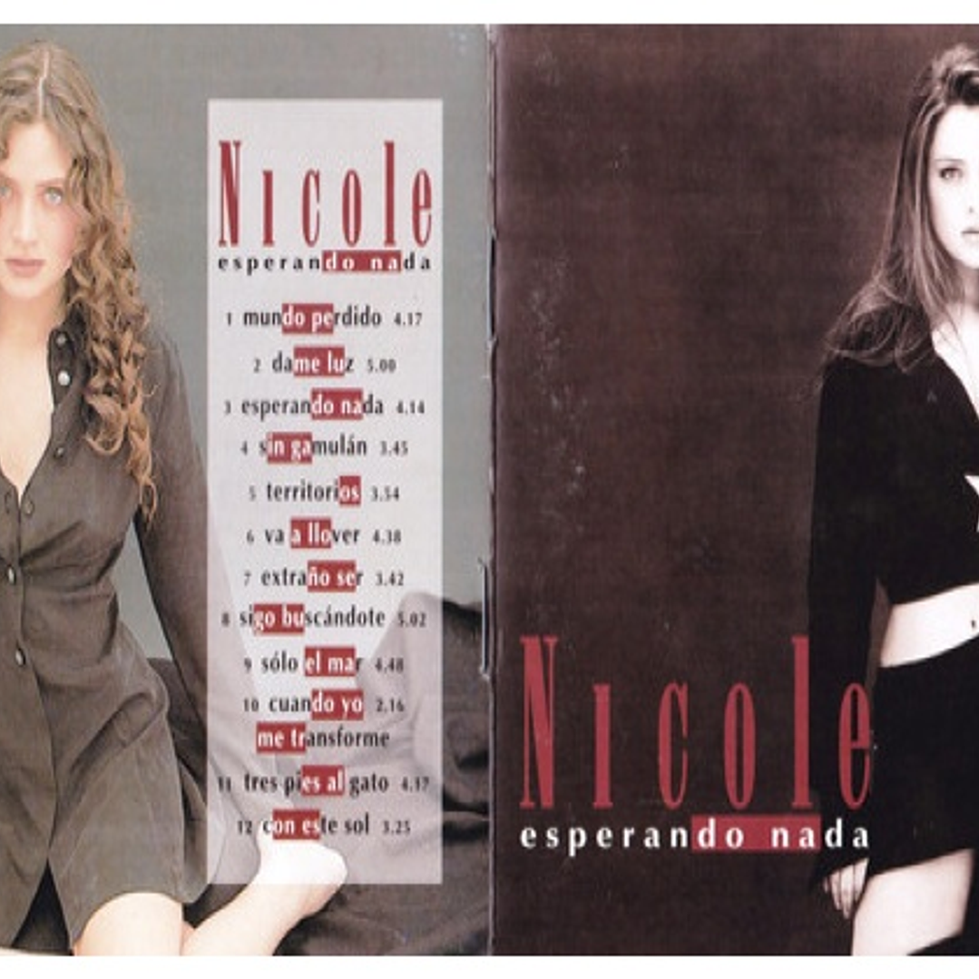 NICOLE - ESPERANDO NADA (MEXICO 1994) / CD USADO 2