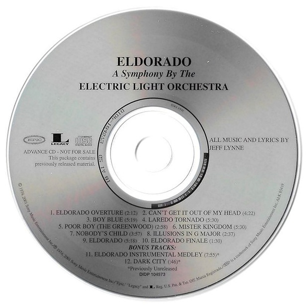 ELECTRIC LIGHT ORCHESTRA - ELDORADO (ADVANCE CD) / CD USADO 3