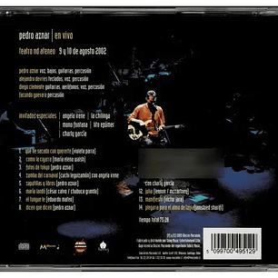 PEDRO AZNAR - EN VIVO / CD USADO