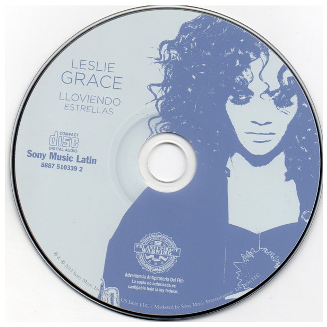 LESLIE GRACE - LLOVIENDO ESTRELLAS (USA 2015) / CD USADO 3
