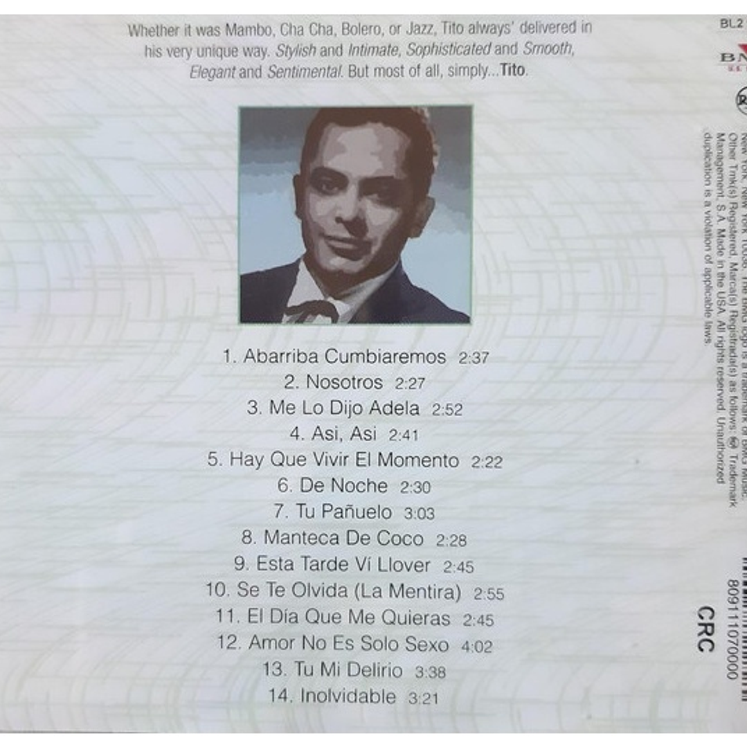 TITO RODRIGUEZ - NOSOTROS / CD USADO 2