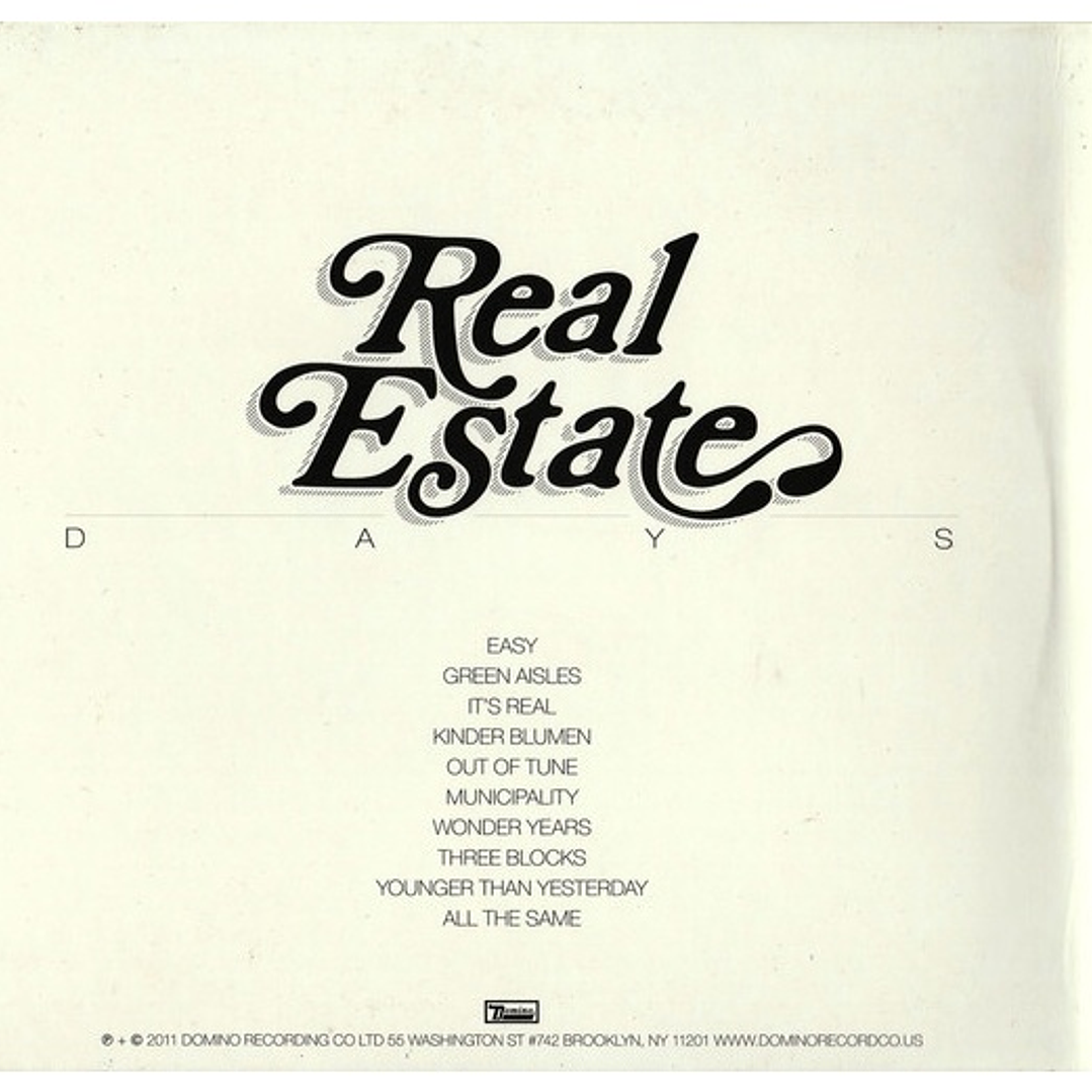 REAL STATE - DAYS / CD USADO 3