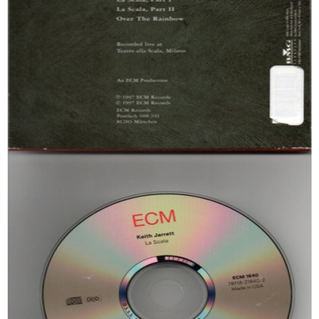 KEITH JARRETT - LA SCALA / CD USADO 4