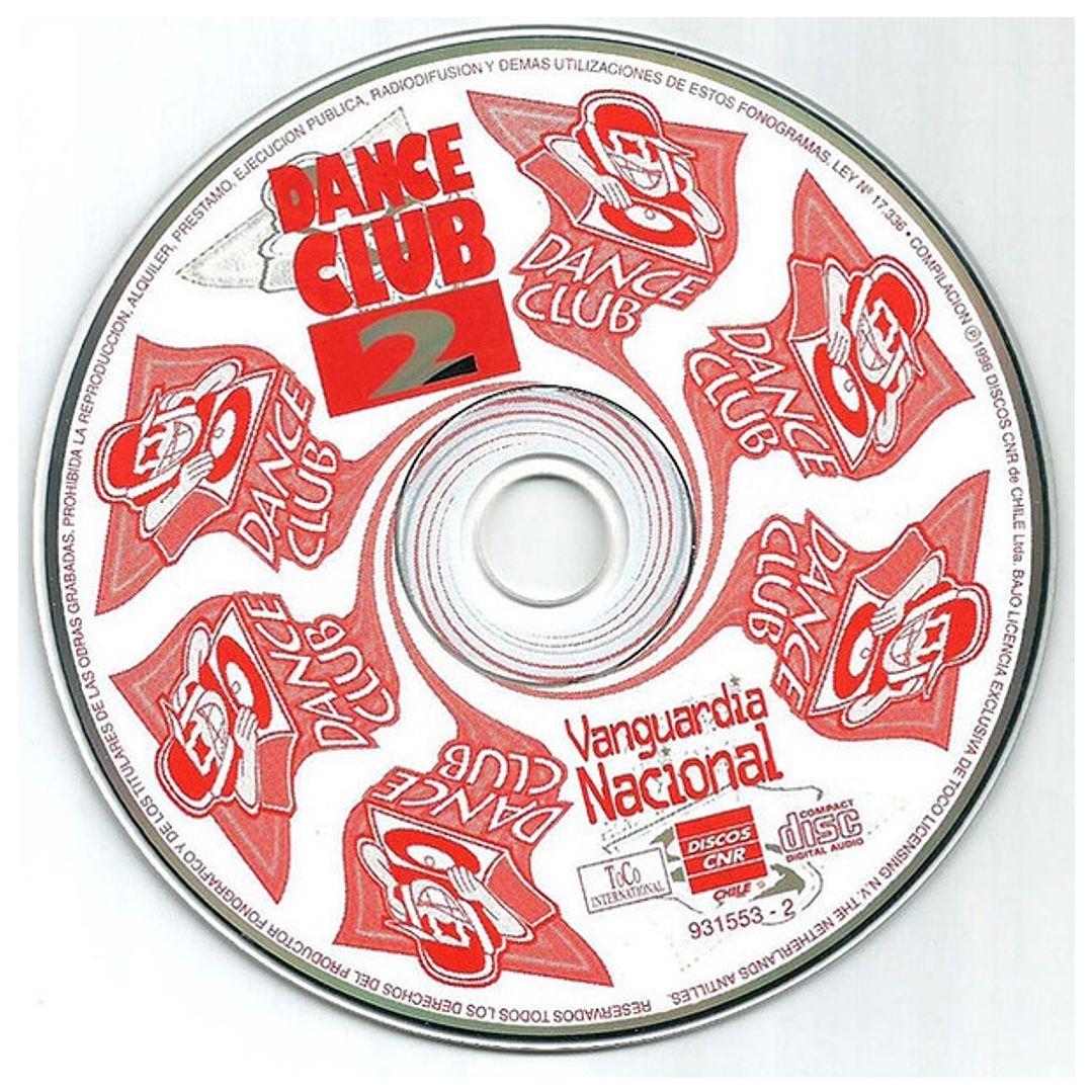 DANCE CLUB 2 - VANGUARDIA NACIONAL - VARIOS / CD USADO 5