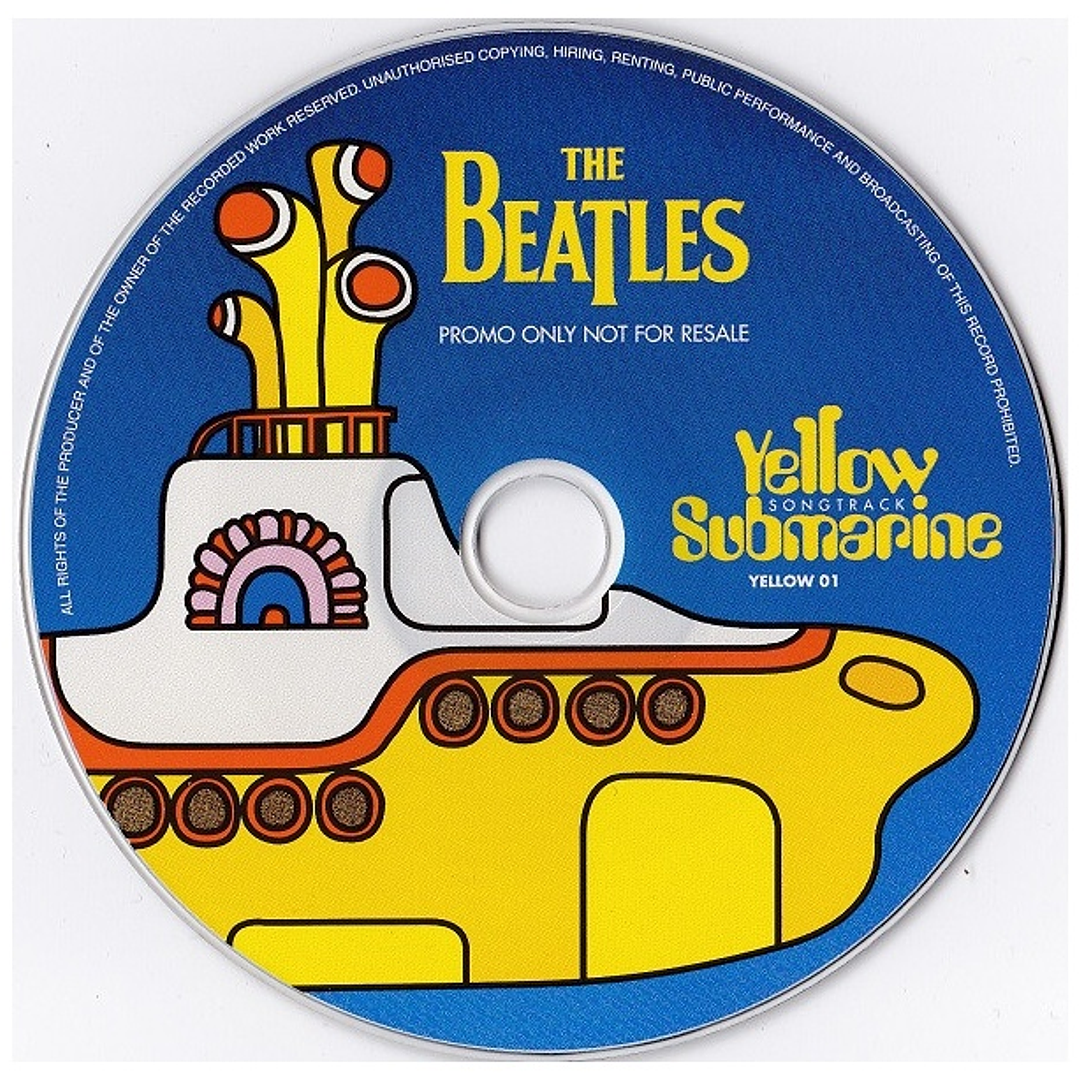 BEATLES - YELLOW SUBMARINE SONGTRACK (SAMPLER) / CD SINGLE USADO 3