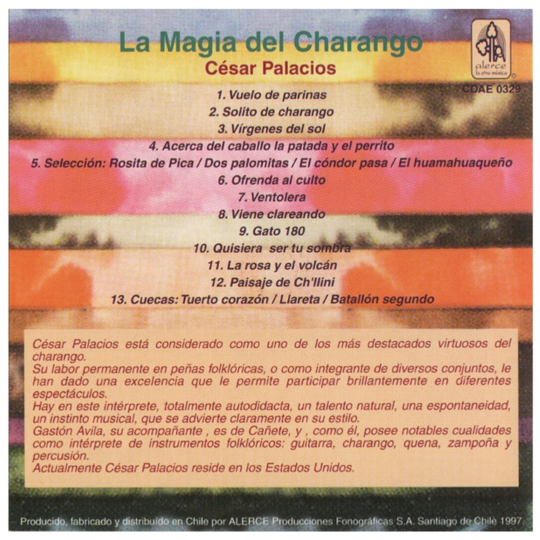 CESAR PALACIOS - LA MAGIA DEL CHARANGO / CD USADO 6