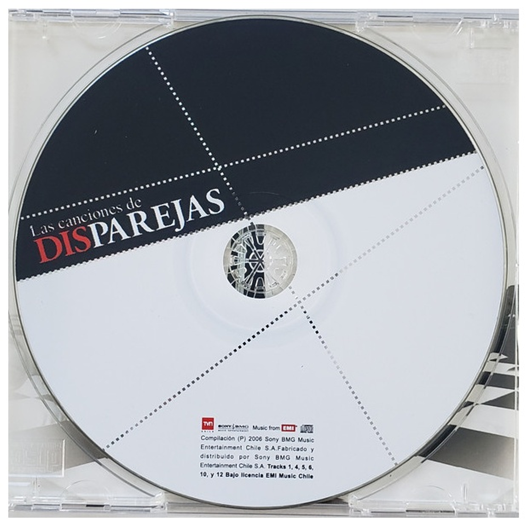 LAS CANCIONES DE DISPAREJA - VARIOS - TVN / CD USADO 5