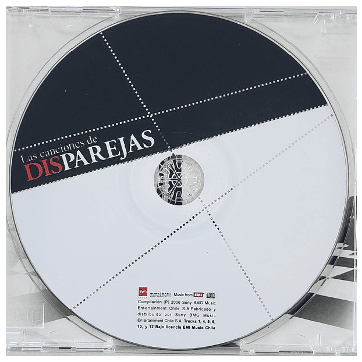 LAS CANCIONES DE DISPAREJA - VARIOS - TVN / CD USADO 5