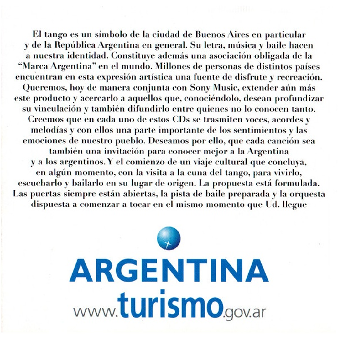 LEOPOLDO FEDERICO - TANGOS DEL SUR / CD USADO 5