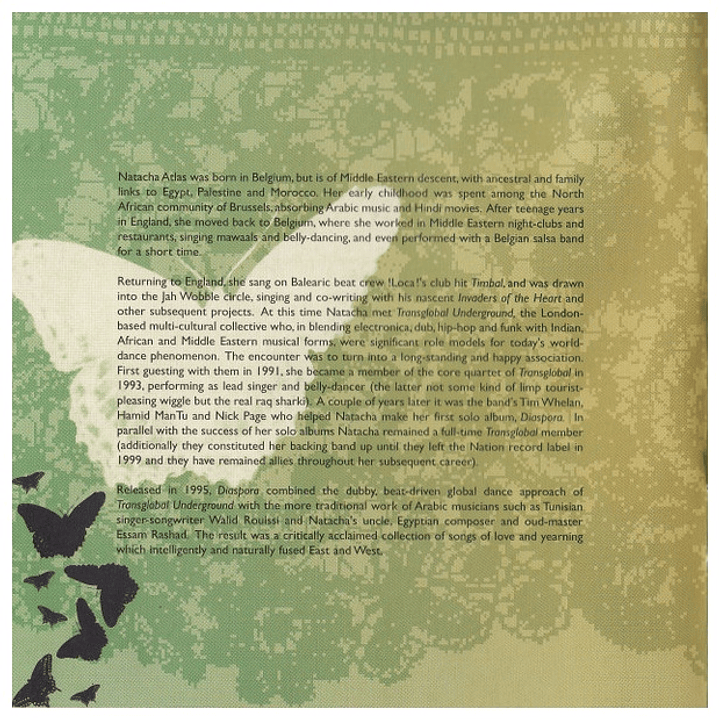 NATACHA ATLAS - THE BEST OF / CD USADO 6